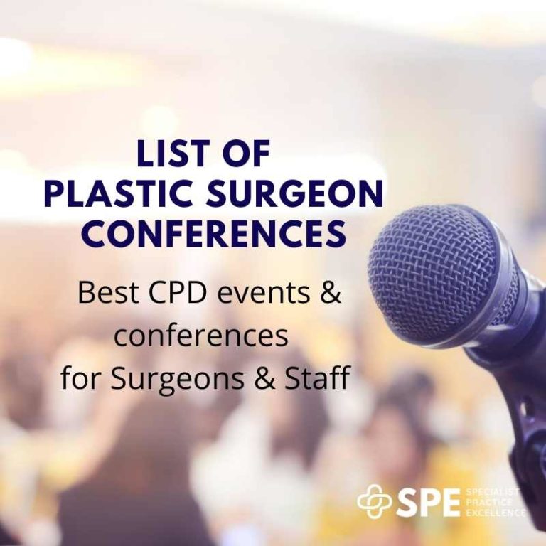 Plastic Surgeon Conferences for Surgeons & Staff SPE